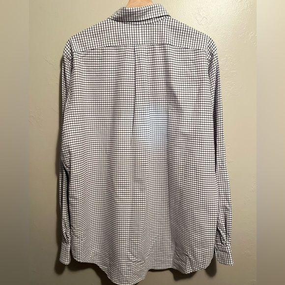 Ralph Lauren Classic Fit 100% Cotton Men's Red & Blue Checkered Shirt 15.5 34/35 - Picture 7 of 16